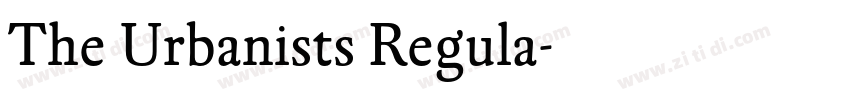 The Urbanists Regula字体转换 The Urbanists Regula字体转换